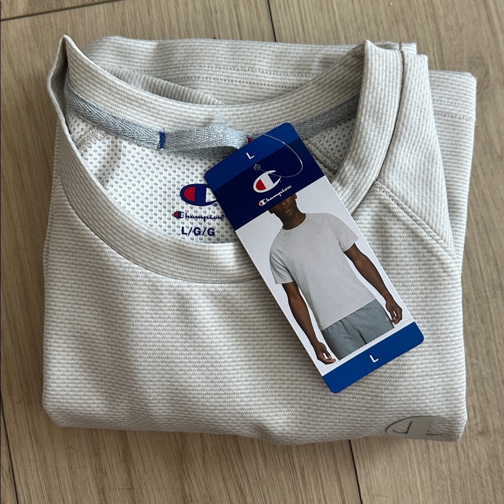 NWT Champion Men's Active Tee Size Large Color Tan - Picture 2 of 6